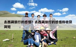 去西藏旅行的感悟？去西藏旅行的感悟和收获简短