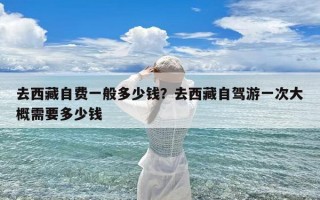 去西藏自费一般多少钱？去西藏自驾游一次大概需要多少钱