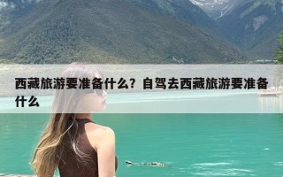 西藏旅游要准备什么？自驾去西藏旅游要准备什么