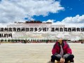 温州出发西藏旅游多少钱？温州自驾西藏有组队的吗