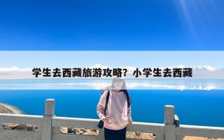 学生去西藏旅游攻略？小学生去西藏