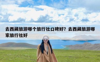 去西藏旅游哪个旅行社口碑好？去西藏旅游哪家旅行社好