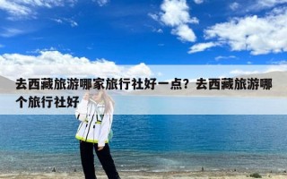 去西藏旅游哪家旅行社好一点？去西藏旅游哪个旅行社好