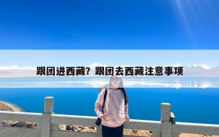 跟团进西藏？跟团去西藏注意事项