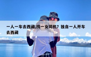 一人一车去西藏,找一女司机？独自一人开车去西藏
