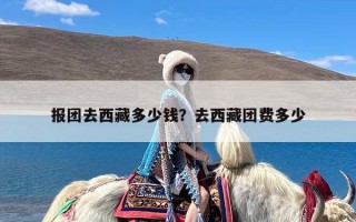 报团去西藏多少钱？去西藏团费多少