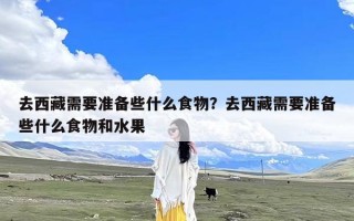 去西藏需要准备些什么食物？去西藏需要准备些什么食物和水果