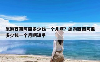旅游西藏阿里多少钱一个月啊？旅游西藏阿里多少钱一个月啊知乎