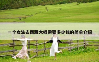 一个女生去西藏大概需要多少钱的简单介绍