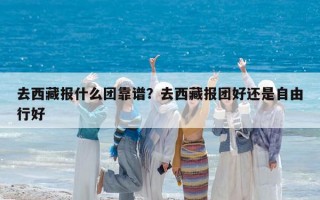 去西藏报什么团靠谱？去西藏报团好还是自由行好