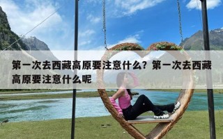 第一次去西藏高原要注意什么？第一次去西藏高原要注意什么呢
