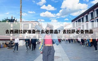 去西藏拉萨准备什么必需品？去拉萨必备物品