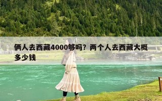 俩人去西藏4000够吗？两个人去西藏大概多少钱