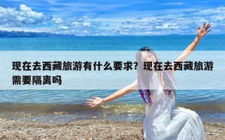 现在去西藏旅游有什么要求？现在去西藏旅游需要隔离吗