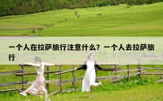 一个人在拉萨旅行注意什么？一个人去拉萨旅行