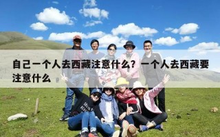 自己一个人去西藏注意什么？一个人去西藏要注意什么