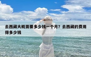 去西藏大概需要多少钱一个月？去西藏的费用得多少钱