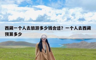 西藏一个人去旅游多少钱合适？一个人去西藏预算多少