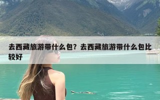 去西藏旅游带什么包？去西藏旅游带什么包比较好