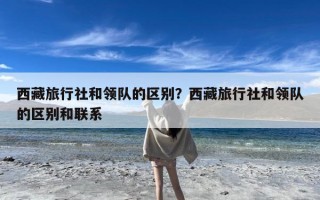 西藏旅行社和领队的区别？西藏旅行社和领队的区别和联系