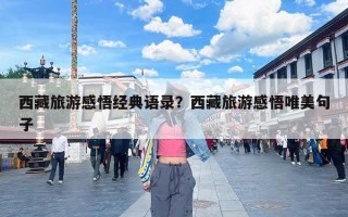 西藏旅游感悟经典语录？西藏旅游感悟唯美句子