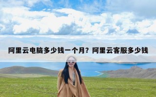 阿里云电脑多少钱一个月？阿里云客服多少钱