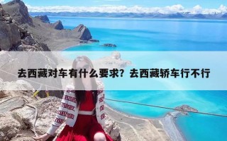 去西藏对车有什么要求？去西藏轿车行不行