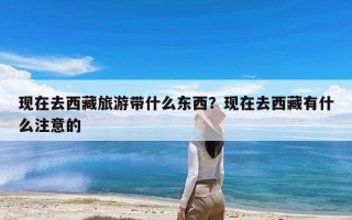 现在去西藏旅游带什么东西？现在去西藏有什么注意的