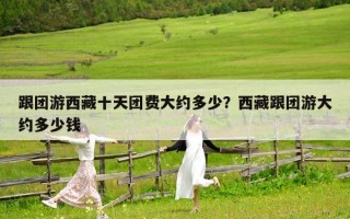 跟团游西藏十天团费大约多少？西藏跟团游大约多少钱