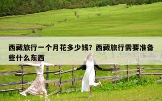 西藏旅行一个月花多少钱？西藏旅行需要准备些什么东西