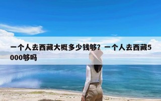 一个人去西藏大概多少钱够？一个人去西藏5000够吗