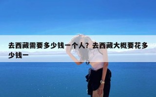 去西藏需要多少钱一个人？去西藏大概要花多少钱一