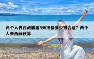 两个人去西藏旅游3天准备多少钱合适？两个人去西藏预算