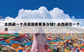 去西藏一个月旅游需要多少钱？去西藏住一个月