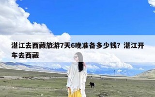 湛江去西藏旅游7天6晚准备多少钱？湛江开车去西藏