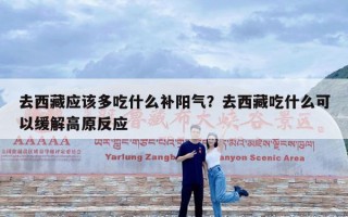 去西藏应该多吃什么补阳气？去西藏吃什么可以缓解高原反应