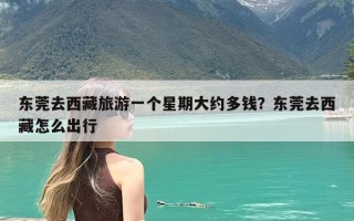 东莞去西藏旅游一个星期大约多钱？东莞去西藏怎么出行