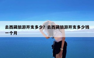 去西藏旅游开支多少？去西藏旅游开支多少钱一个月