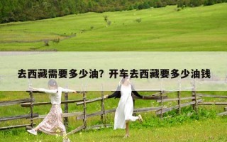 去西藏需要多少油？开车去西藏要多少油钱