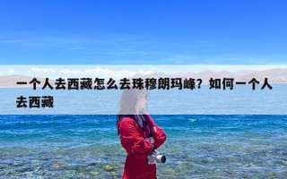 一个人去西藏怎么去珠穆朗玛峰？如何一个人去西藏