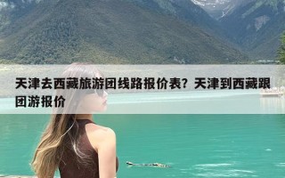 天津去西藏旅游团线路报价表？天津到西藏跟团游报价