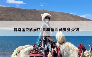 自助游到西藏？自助游西藏要多少钱