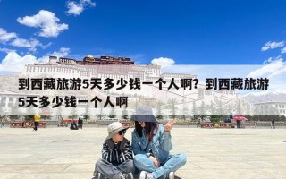到西藏旅游5天多少钱一个人啊？到西藏旅游5天多少钱一个人啊