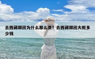 去西藏跟团为什么那么贵？去西藏跟团大概多少钱