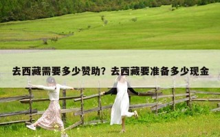 去西藏需要多少赞助？去西藏要准备多少现金