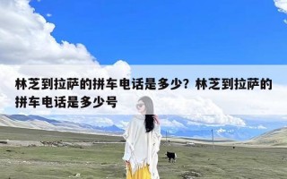 林芝到拉萨的拼车电话是多少？林芝到拉萨的拼车电话是多少号