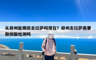 从郑州能跟团去拉萨吗现在？郑州去拉萨需要做核酸检测吗