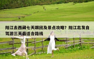 阳江去西藏七天跟团及景点攻略？阳江出发自驾游三天最适合路线