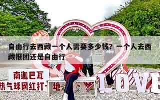 自由行去西藏一个人需要多少钱？一个人去西藏报团还是自由行