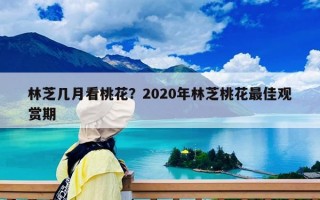 林芝几月看桃花？2020年林芝桃花最佳观赏期